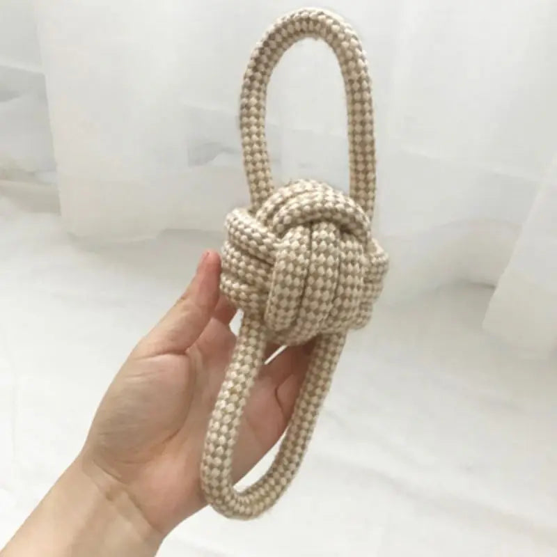 Knot Chew Toy – Teeth Cleaning & Interactive Play for Pets 🪢🐾