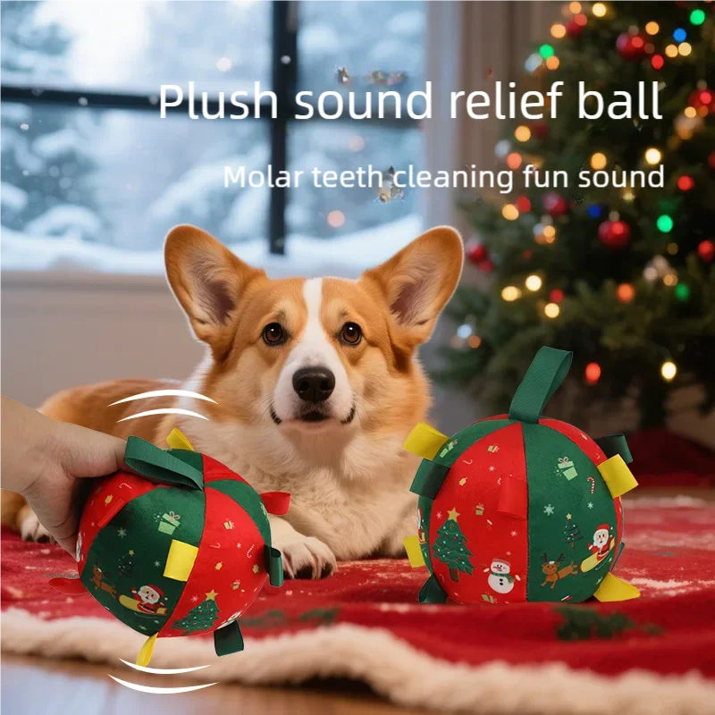 ⚽ Dog Toy Ball with Bell Sound – Interactive Pet Play & Training Ball 🎁🐾
