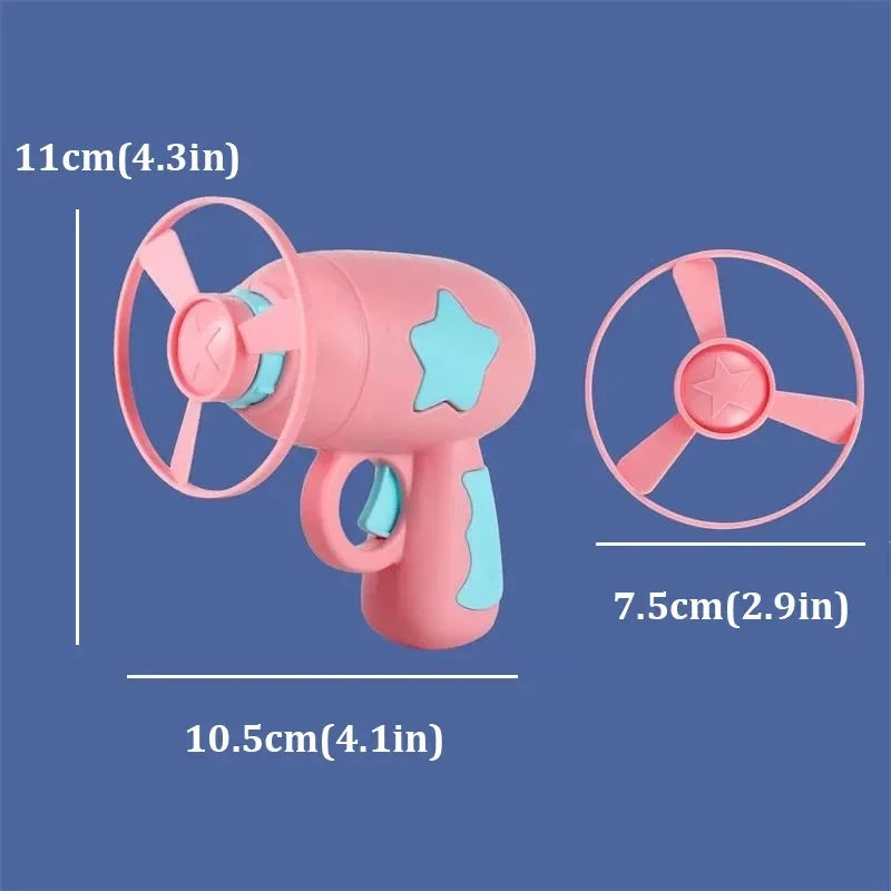 Interactive Mini Flying Disc Shooter Cat Toy – Pet Training & Chasing Game
