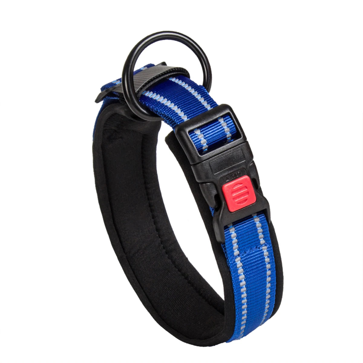 Reflective Adjustable Dog Collar – Soft Foam Neck, Colorful & Fashionable, for Small, Medium & Large Dogs