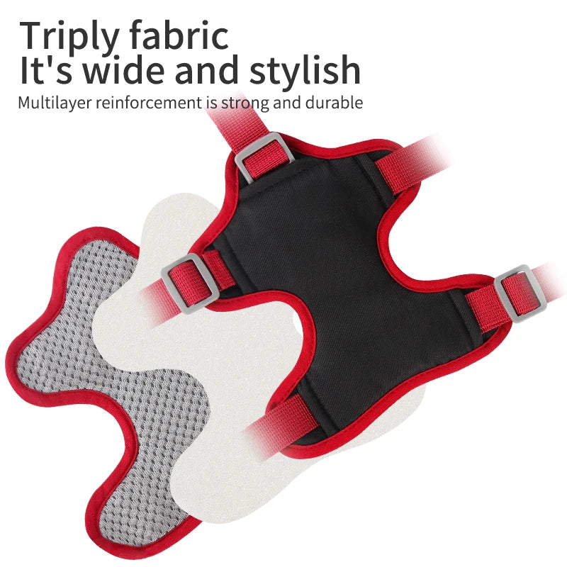 🐕 Adjustable Reflective Dog Harness – For Small to Large Dogs (French Bulldog, Husky & More) 🐾