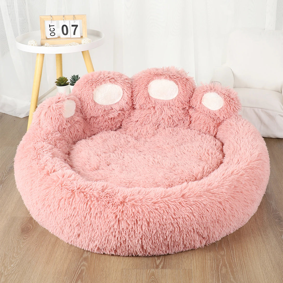 Plush Pet Dog Sofa Bed – Washable Warm Kennel for Small & Large Dogs and Cats
