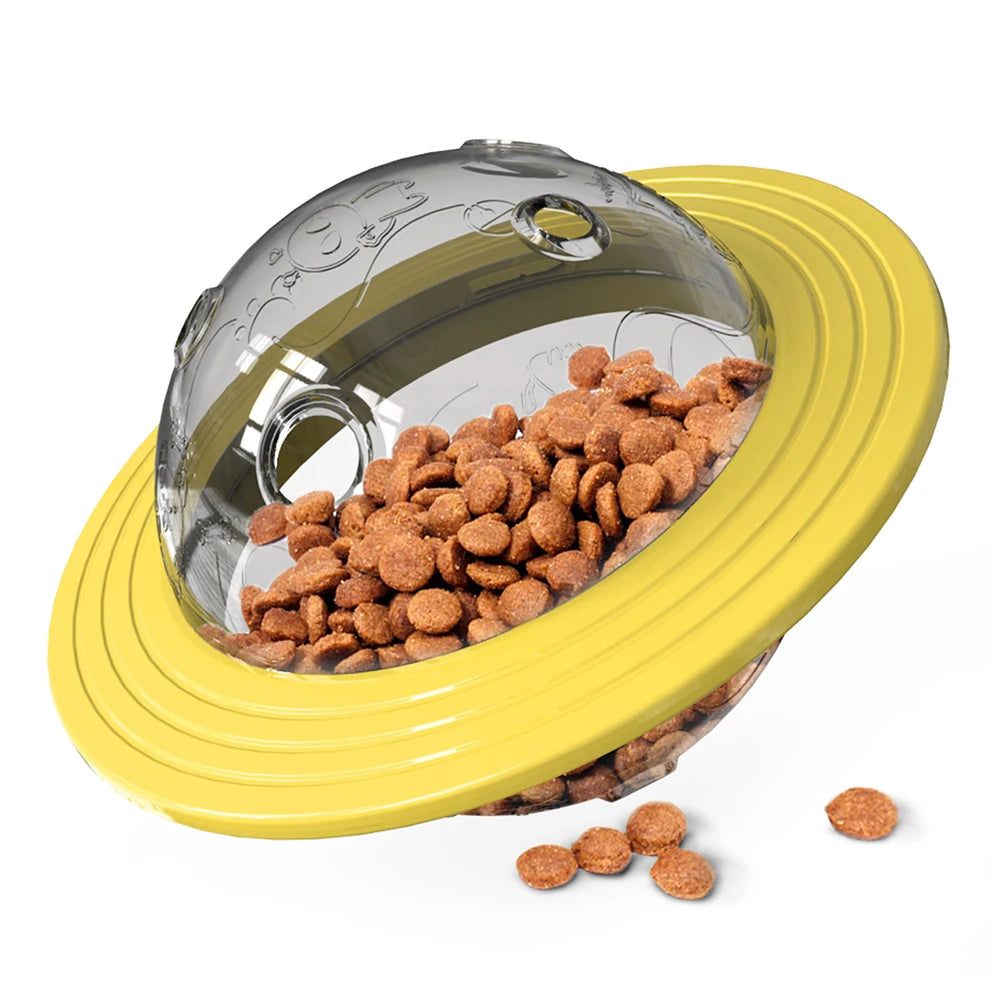 Dog Flying Disk Food Dispenser – Interactive Slow Feeder Toy 🥏🐾