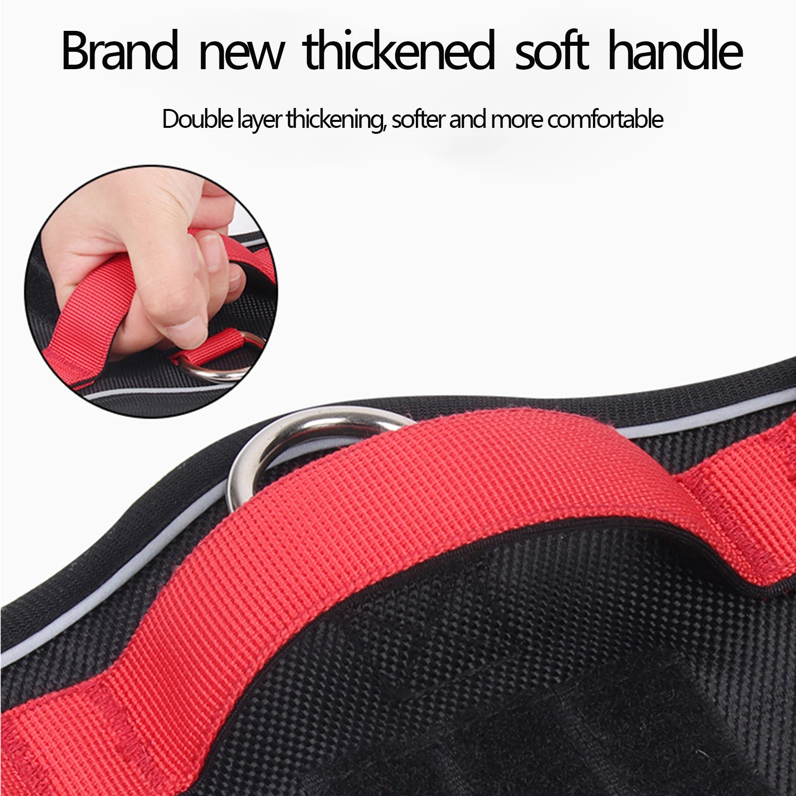 🛡️ Tactical Dog Harness – Reflective Waterproof Vest for Medium & Large Dogs