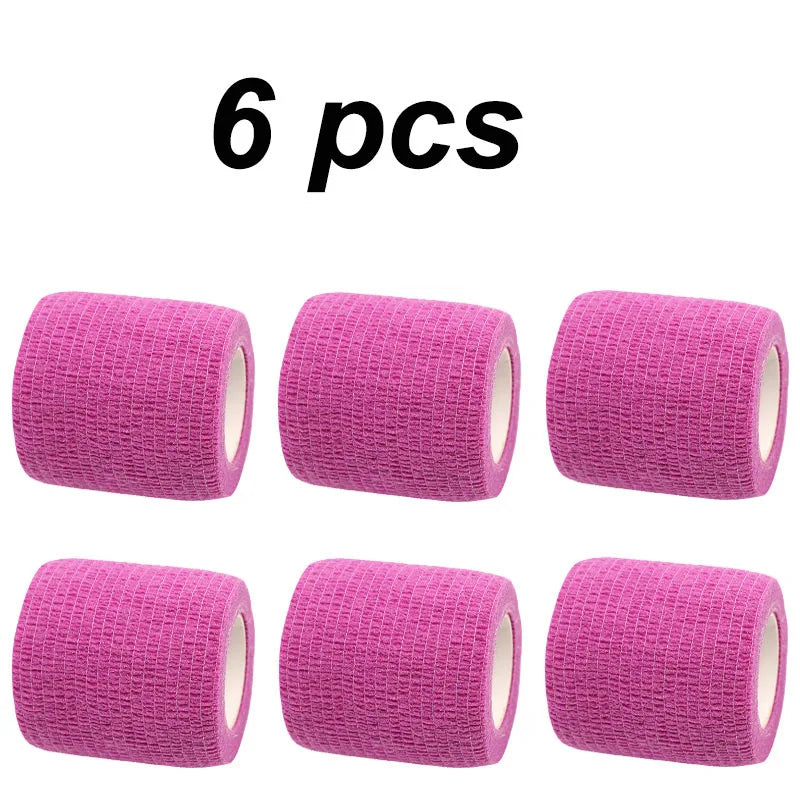 6pcs Disposable Pet Foot Covers – Self-Adhesive Dirty Feet Protection for Cats & Dogs, Elastic Outing Bandage Boots