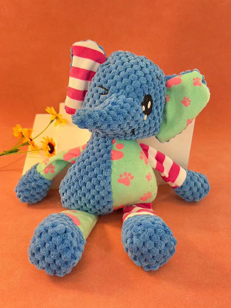 Plush Animal Squeaky Toy – Interactive Chew & Teething 🐾🧸