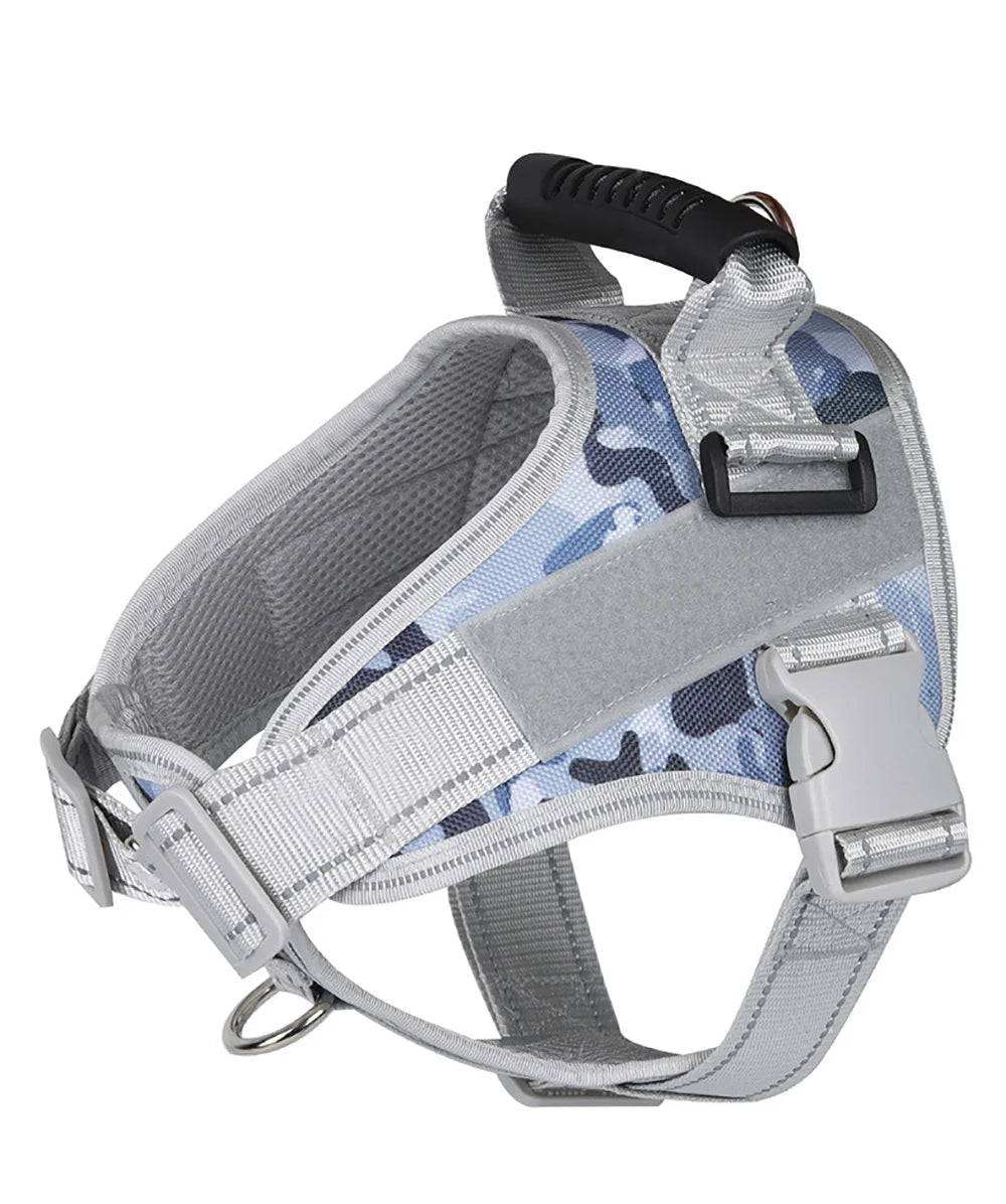🐾 Multifunctional Reflective Dog Harness – Outdoor Training & Comfort Vest for Medium & Large Dogs