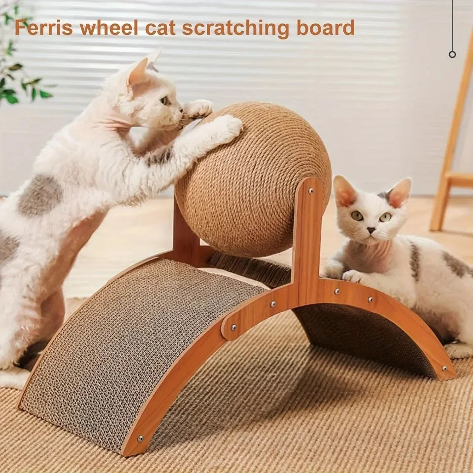 Vertical Arch Cat Scratching Board – Wear-Resistant