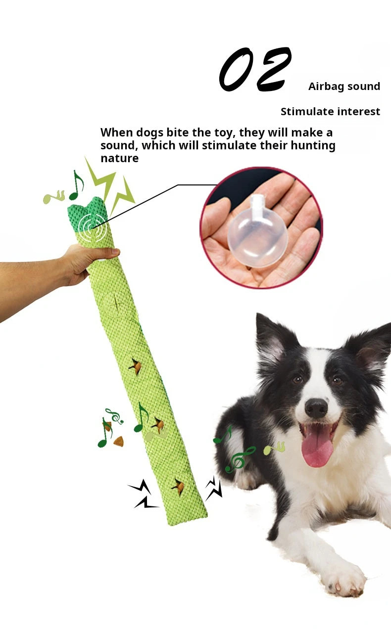 Dog Puzzle Feeder Toy – Foldable Snail Design with Squeaker