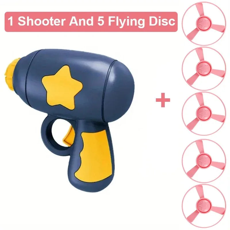 Interactive Mini Flying Disc Shooter Cat Toy – Pet Training & Chasing Game