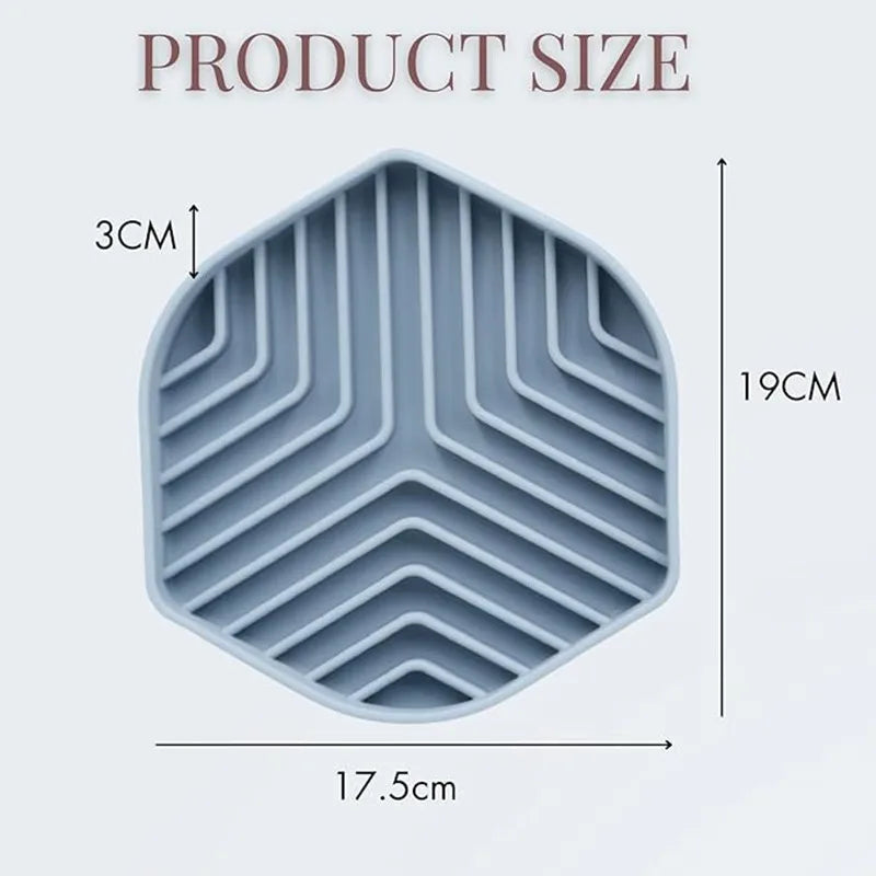 Anti-Choking Slow Feeder Bowl with Silicone Suction Cup – No-Spill Slow Food Cushion for Dogs & Cats