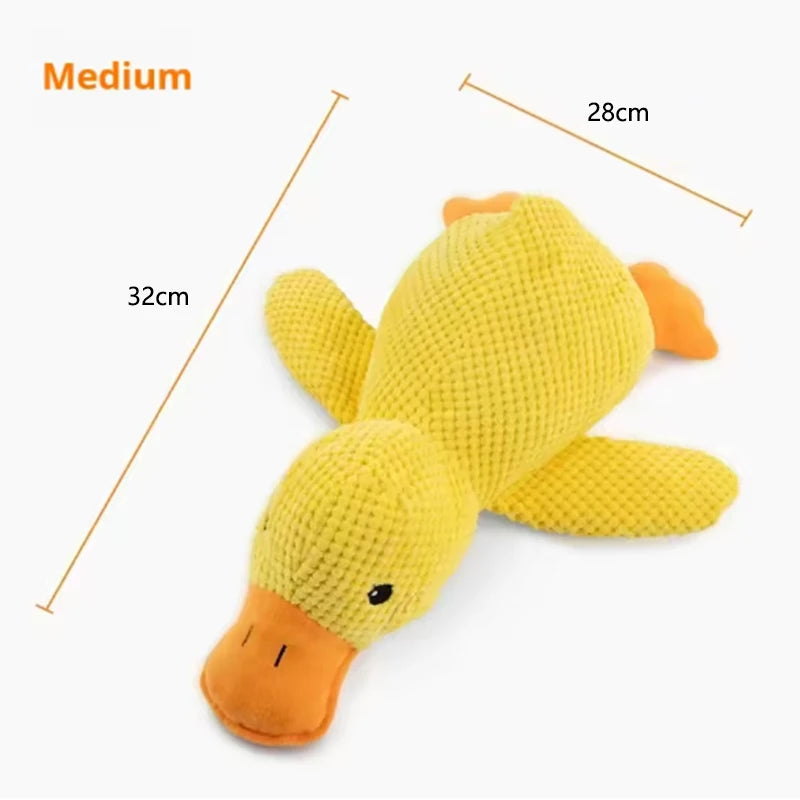 Stomping Duck Plush Dog Toy – Bite-Resistant Chew Toy for Large Dogs