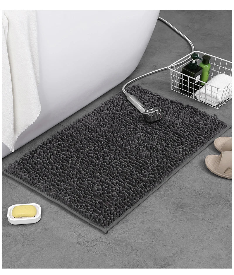 Chenille Plush Pet Mat – Soft Absorbent Dog & Cat Bed Pad, Cozy Seat Cushion for Crates, Bathroom & Pet Lounging