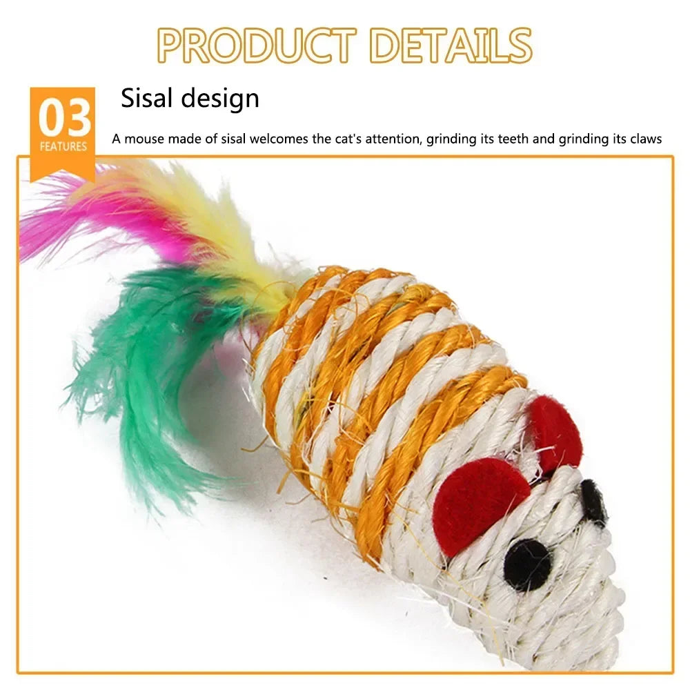 Kitten Toys Variety Pack – Cat Sticks, Mice & Balls
