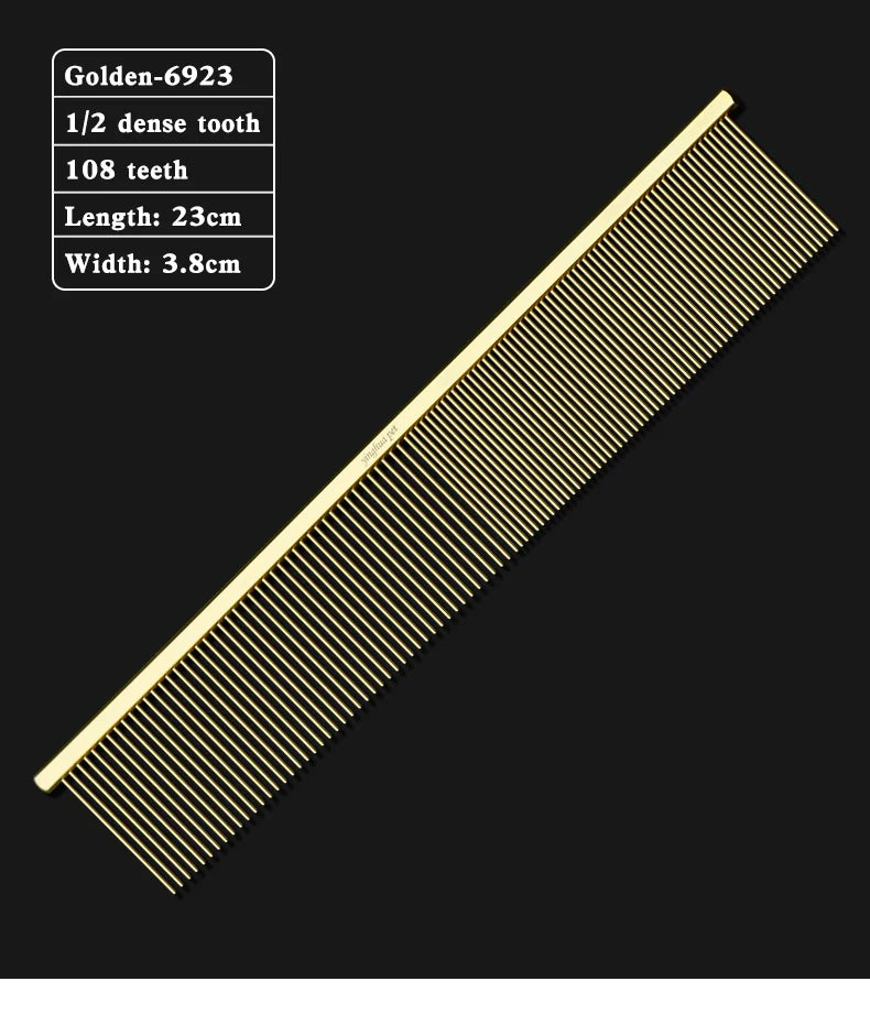 Pet Piano Comb – Dual-Sided Grooming Tool for Dogs & Cats | De-shedding & Knot Removal Brush