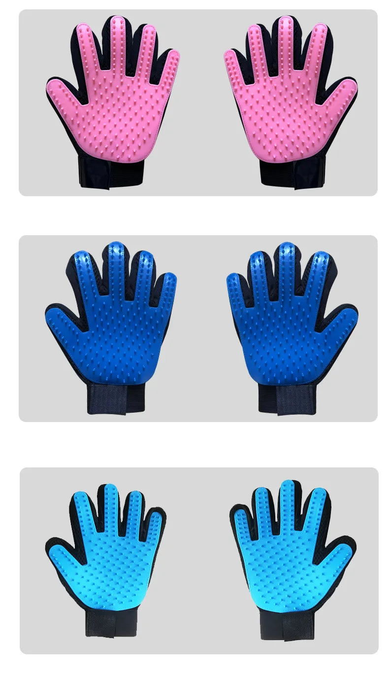 🧤 Hot-Selling Pet Hair Removal Glove – Grooming & Massage Brush for Cats & Dogs