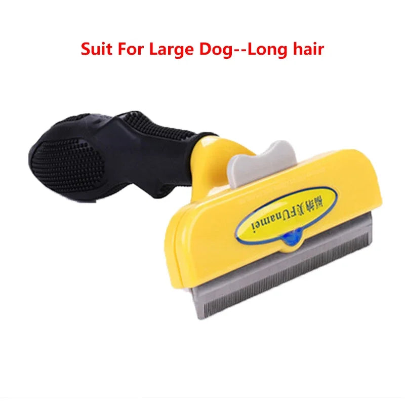 🐶 Dogs & Cats Hair Shedding Massage Comb – Pet Grooming Brush for Hair Removal & Massage