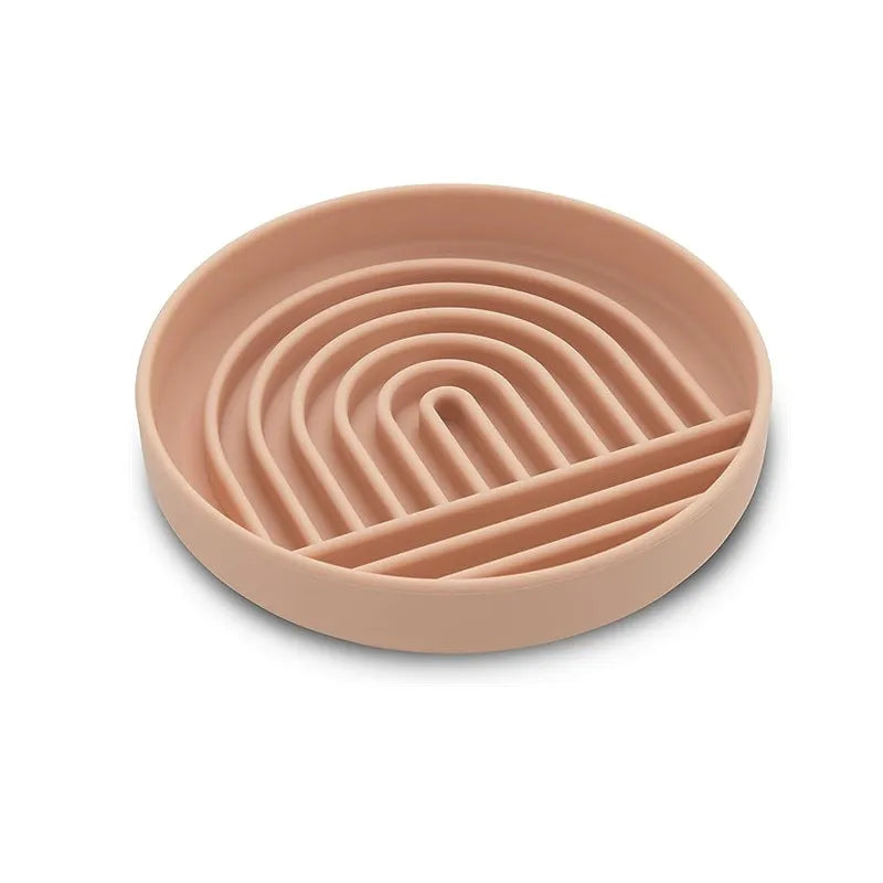 Slow Feeder Pet Bowl – Anti-Slip & Anti-Choking for Cats & Puppies 🐾🍽️