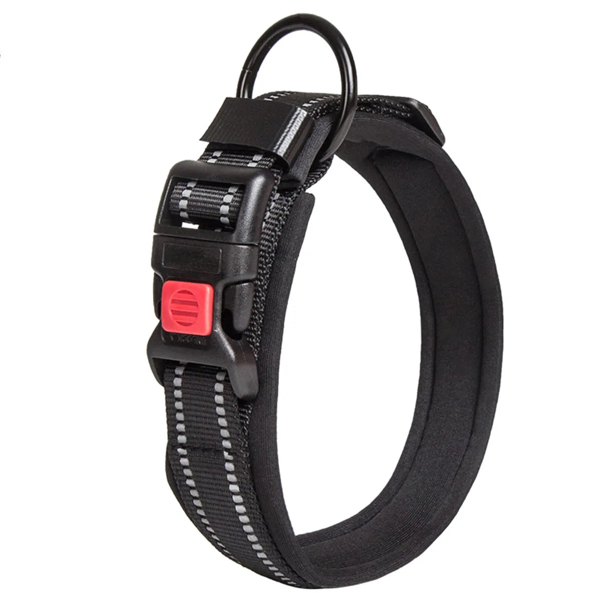 Reflective Adjustable Dog Collar – Soft Foam Neck, Colorful & Fashionable, for Small, Medium & Large Dogs