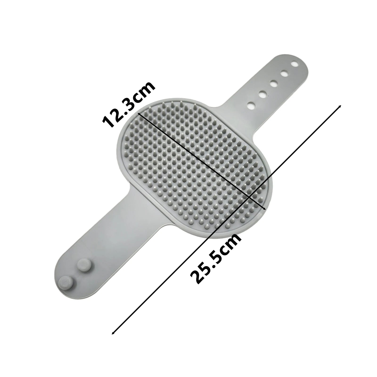 Soft Rubber Pet Grooming Brush – Hair Removal & Massage Glove for Dogs and Cats