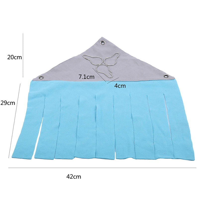 Tassel Strip Hanging Pet Tent Hideout – Hammock Curtain Nest for Guinea Pig, Hamster, Hedgehog & Small Pets