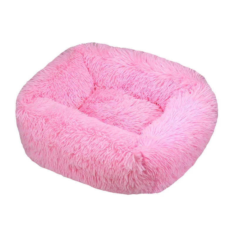 Winter Plush Rectangle Dog Bed – Warm Pet Sofa Mat for Small, Medium & Large Dogs & Cats