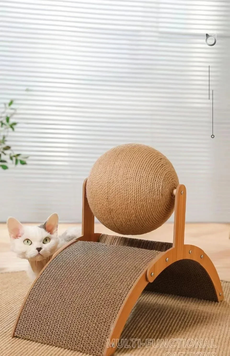 Vertical Arch Cat Scratching Board – Wear-Resistant