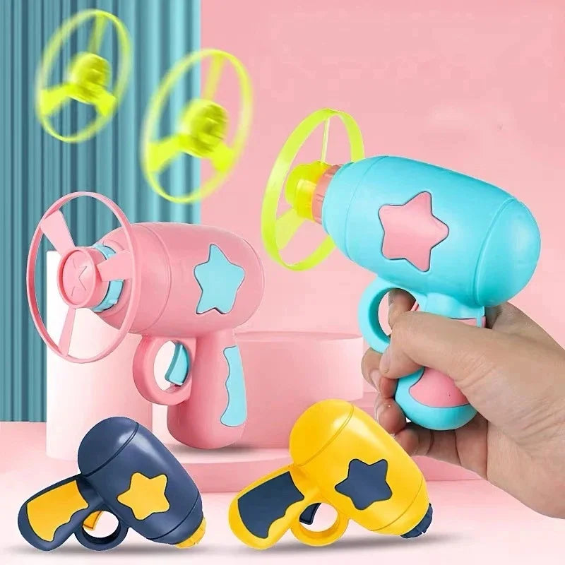 Interactive Mini Flying Disc Shooter Cat Toy – Pet Training & Chasing Game