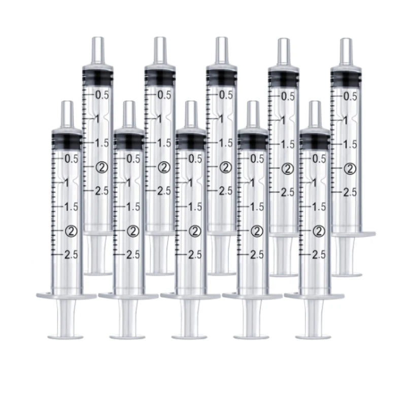 2-20Pcs Plastic Reusable Syringe (1ml-10ml) – Hydroponics, Measuring, Kitchen Tool