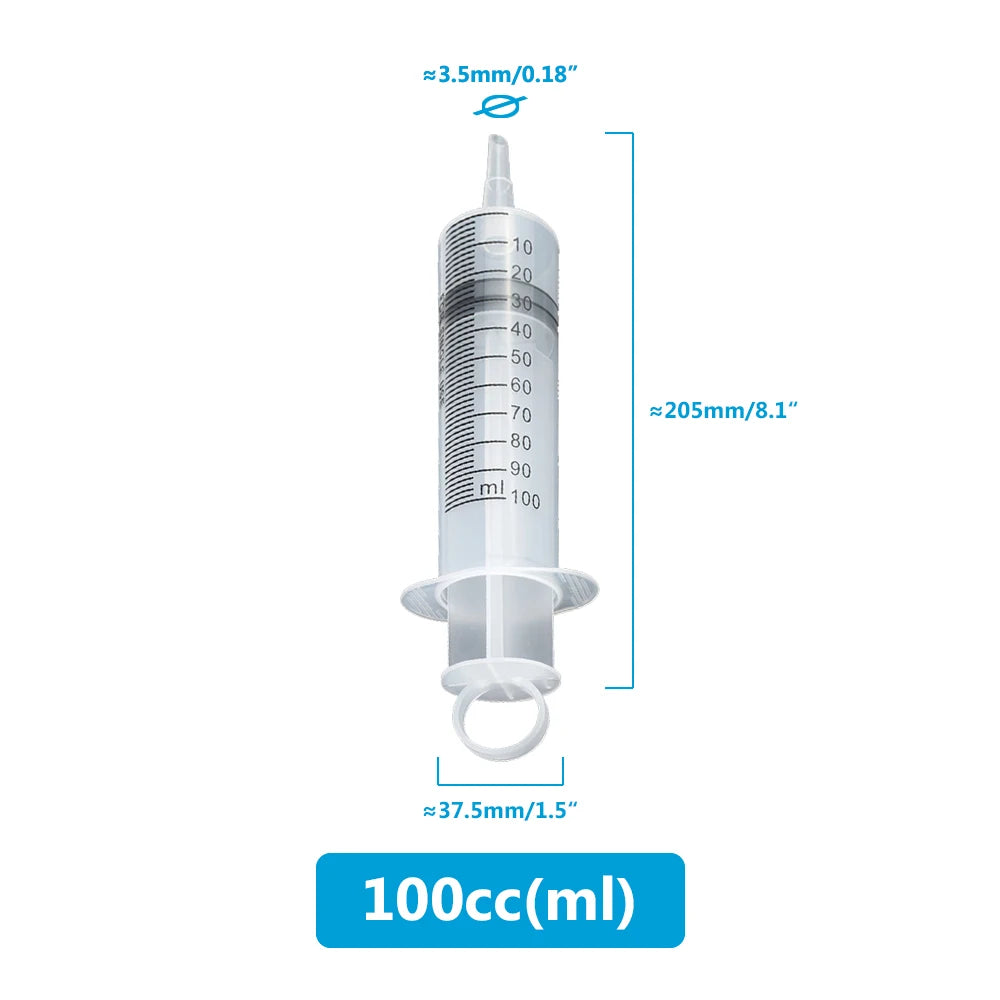 Multifunction Large Capacity Syringe with Hose – 100ml-550ml Pet Feeding, Oil, Fluid Injector