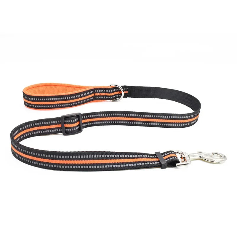 🐾 Personalized Nylon Adjustable Dog Harness – Reflective, Breathable Vest with Leash for Small, Medium & Large Dogs