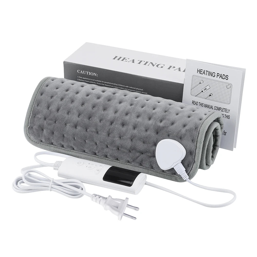 🔥 Electric Heating Pad Blanket – Thermal Shoulder, Abdomen & Back Warmer for Winter Fatigue Relief