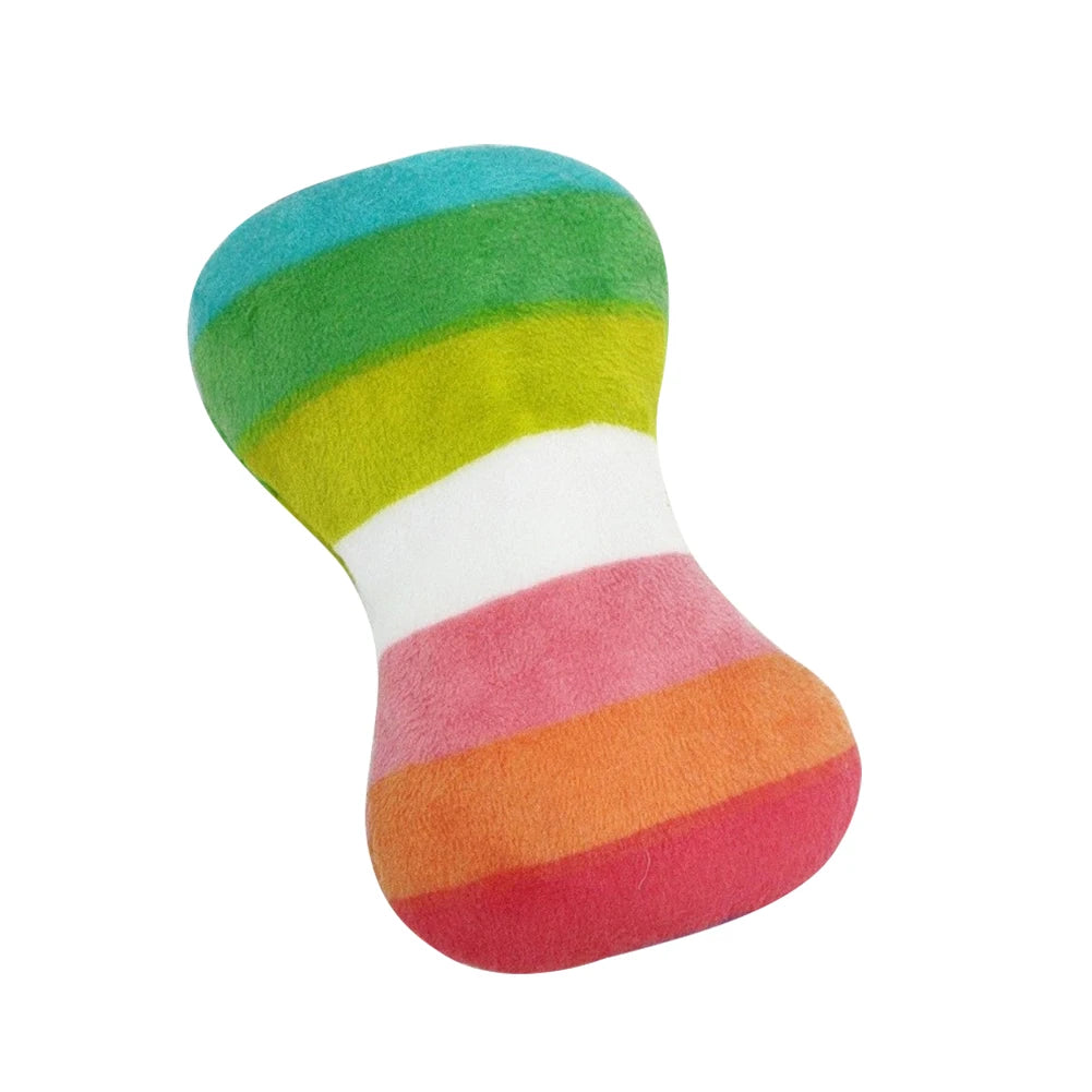 🐶 1Pc Pet Toys Fruit & Animal Cartoon Plush Squeaky Toy 🍓🐾