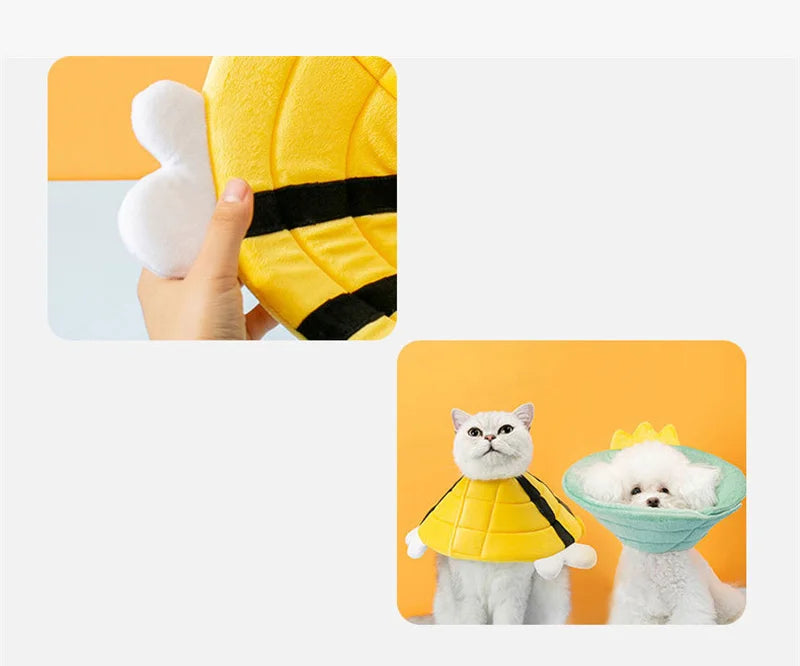 🩺 Pet Elizabethan Collar – Soft Recovery Cone for Cats & Small Dogs 🐶🐱