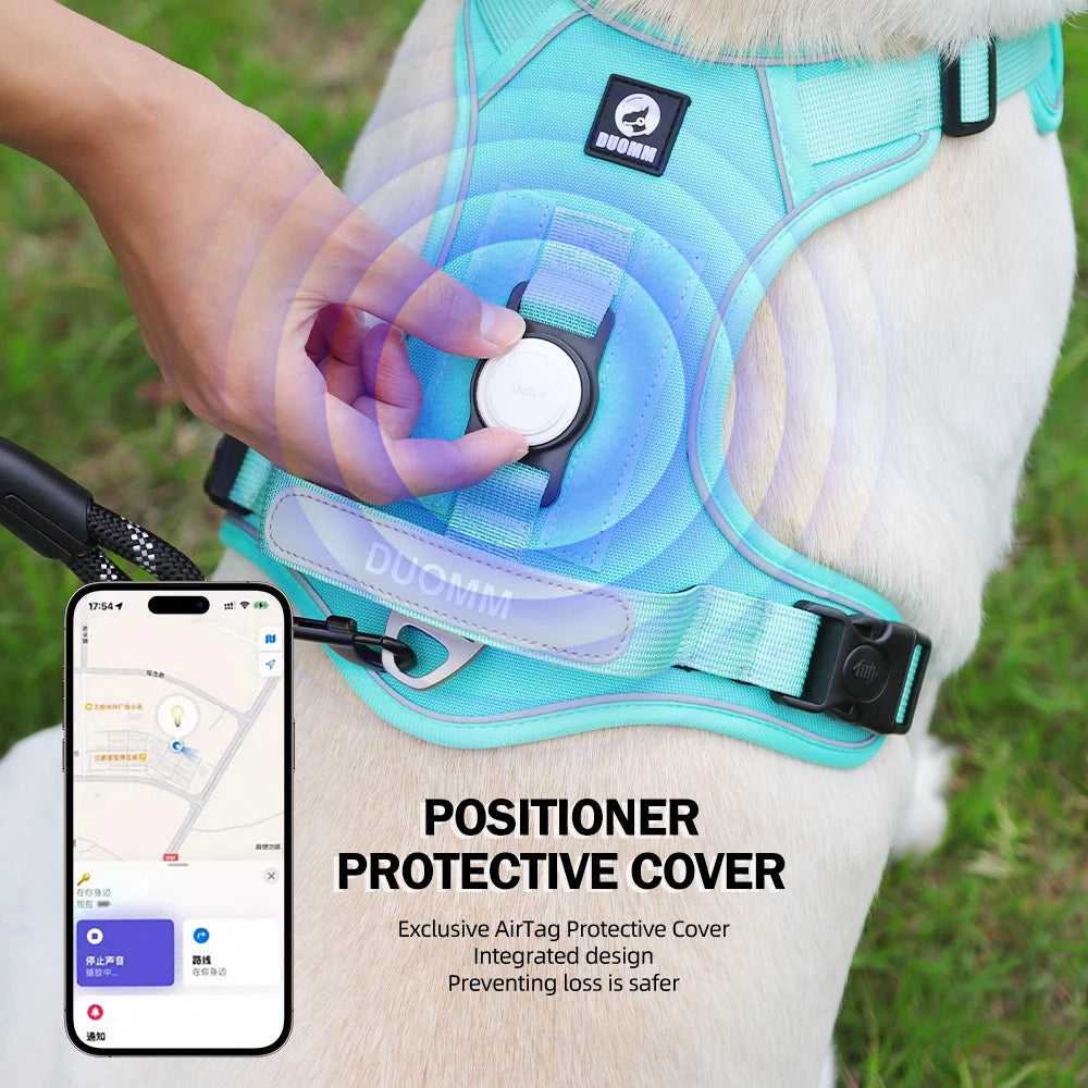 🐶 Anti-Pull Dog Harness – Reflective, Escape-Proof, Adjustable Chest Strap for Large & Medium Dogs