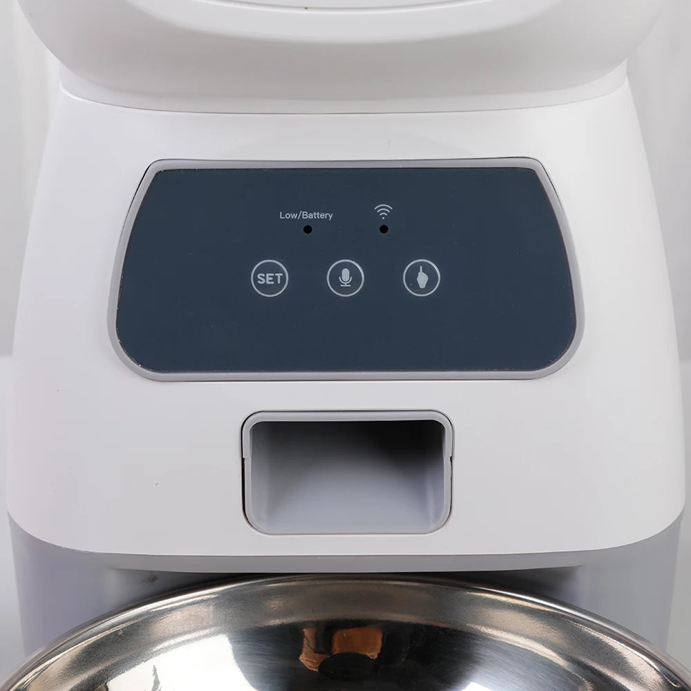 3.5L WiFi Smart Pet Feeder – Voice Recorder & Slow Feed 🐾📱