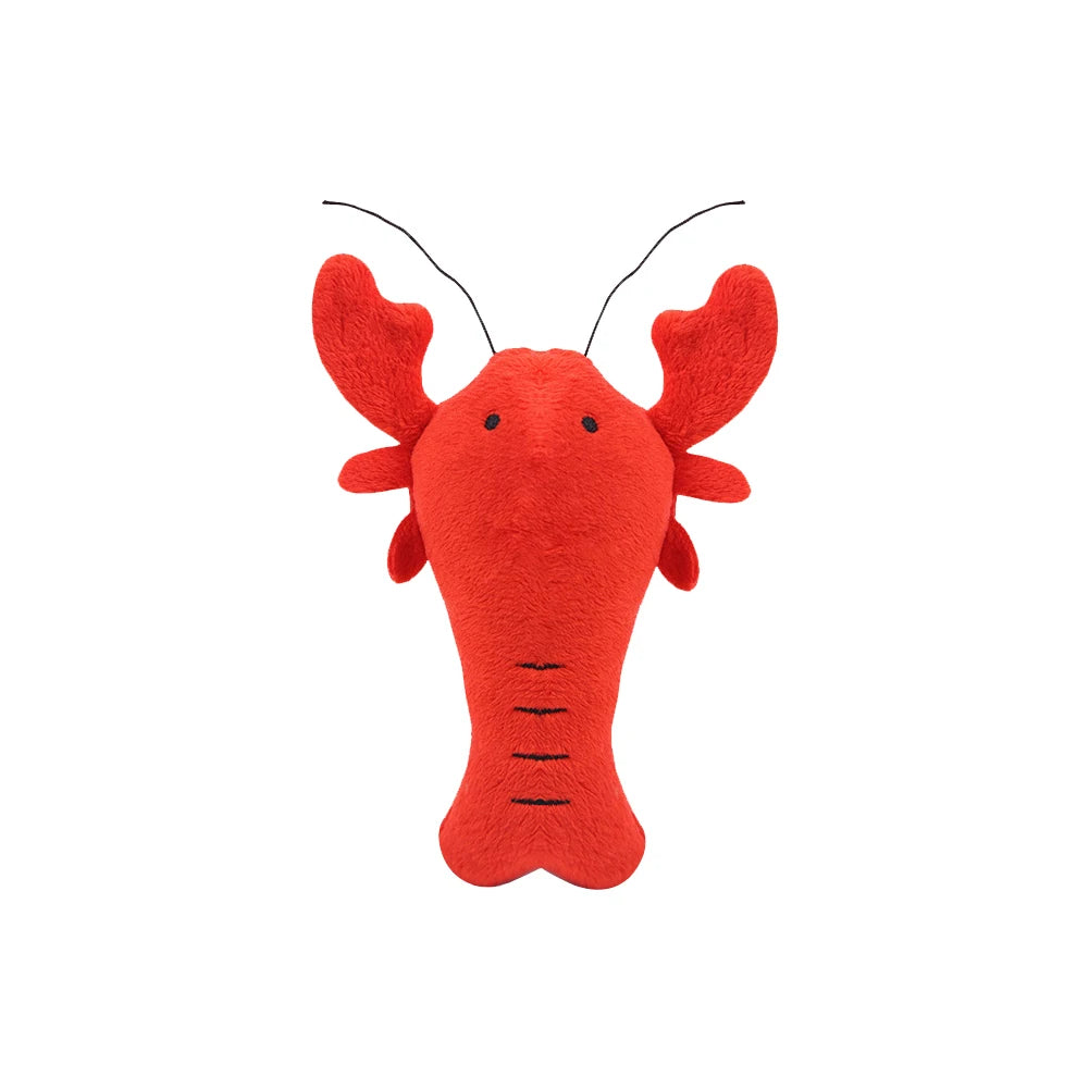 🐶 1Pc Pet Toys Fruit & Animal Cartoon Plush Squeaky Toy 🍓🐾