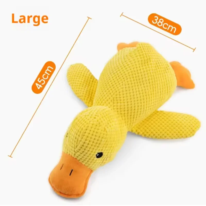 Stomping Duck Plush Dog Toy – Bite-Resistant Chew Toy for Large Dogs