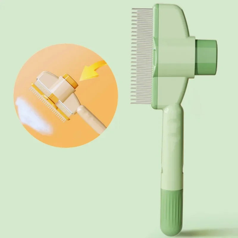 Self-Cleaning Dog & Cat Brush 🐾 Pet Hair Remover Comb