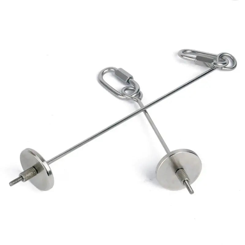 Stainless Steel Bird Toy Skewer – Fruit & Veggie Hanging Holder for Parrots and Small Animals