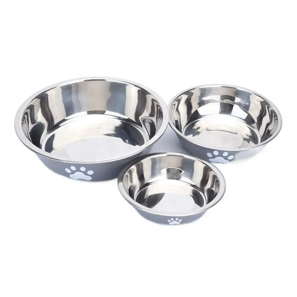 Large Capacity Stainless Steel Non-Slip Pet Bowl – Double-Layer Water & Food Bowl for Dogs & Cats