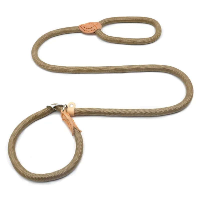 Heavy Duty Slip Rope Dog Leash – Adjustable Braided Training Lead