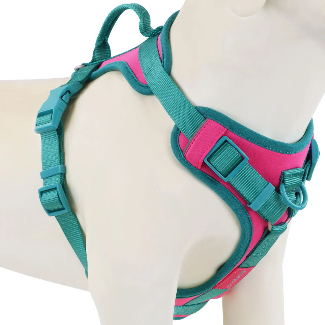 Splicing Color Dog Harness – No-Pull, Adjustable & Personalized
