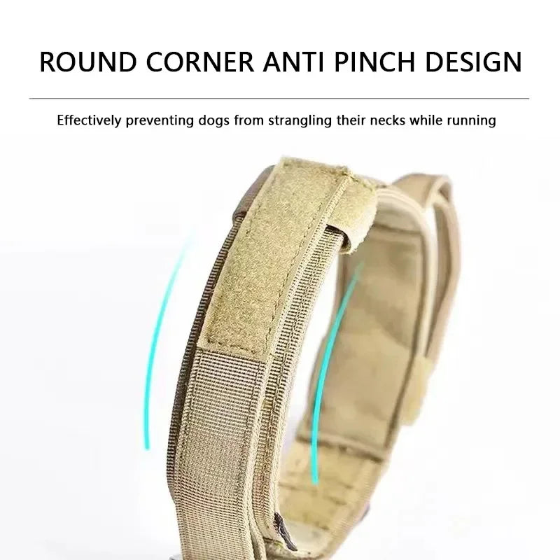 Adjustable Tactical Dog Collar & Traction Rope