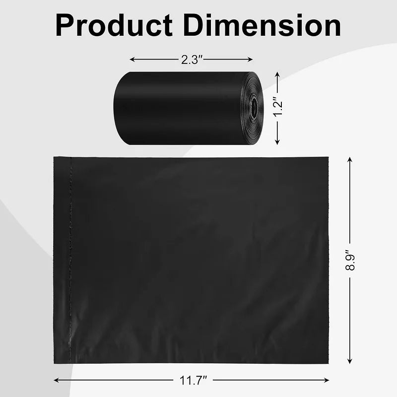 Biodegradable Dog Poop Bags – Leak-Proof Portable Pet Waste Bags for Dogs & Cats, Outdoor Walking Garbage Bags