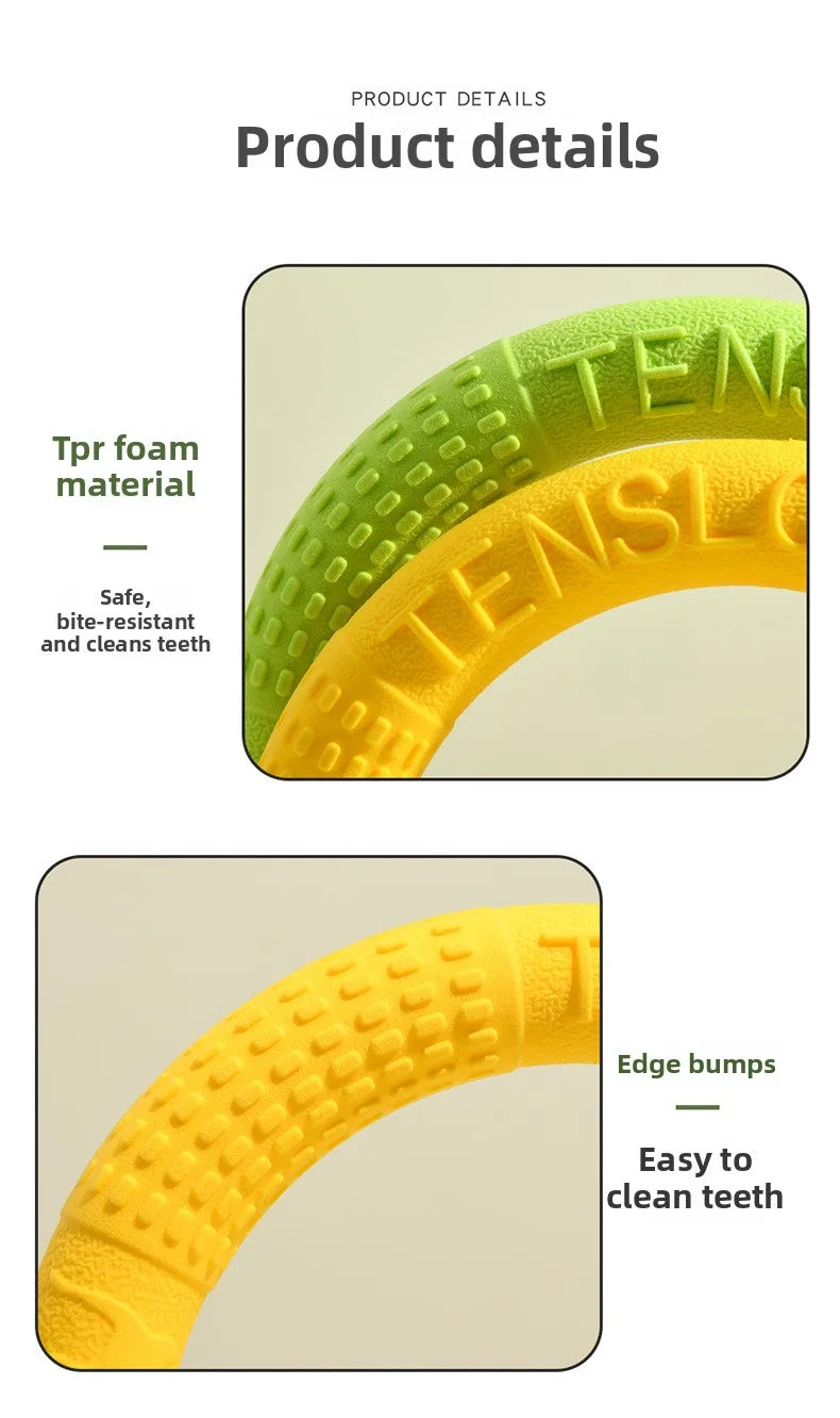 Dog Flying Disk Training Ring – Floating TPR Toy 🥏🐾