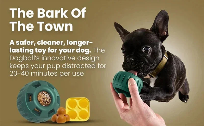 Fillable Food Dog Toy – Slow Licking Silicone Feeder Ball & Frozen Treat Dispenser for Dogs