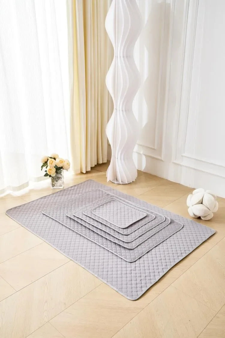 Waterproof Ice Silk Cooling Pet Pad – Breathable Chill Mat for Dogs & Cats in Hot Weather
