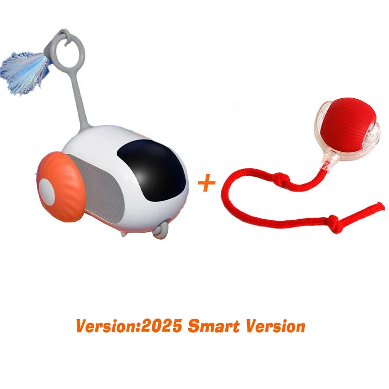 Smart Rechargeable Moving Electric Cat Toy – Remote-Controlled Interactive Training Car