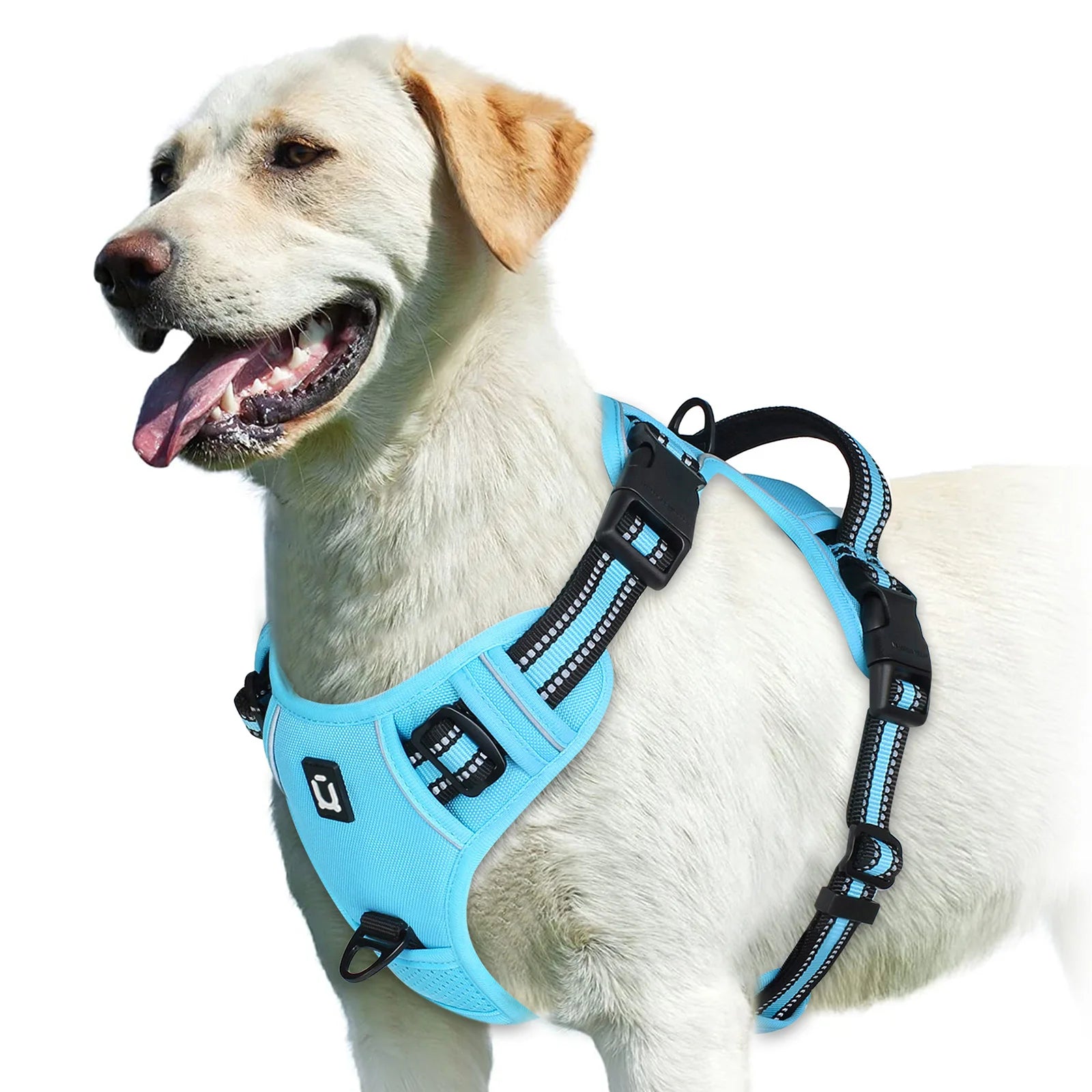 🐾 No Pull Dog Harness – Adjustable Soft Padded Vest with Easy-Control Handle